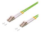 Fibres Optiques Cordon de raccordement Fibre Uniboot OM5 LC-UPC. 0.5m - Vert