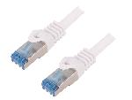 Cable - Adaptateur Reseau - Telephonie Cordon de raccordement S-FTP Cat.6a blanc - 1.5m
