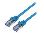 Cable - Adaptateur Reseau - Telephonie Cordon de raccordement S-FTP Cat.6a bleu - 0.5m