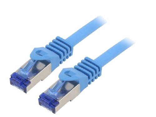 Cable - Connectique Pour Peripherique Cordon de raccordement S-FTP Cat.6a bleu - 1.5m