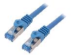 Cable - Adaptateur Reseau - Telephonie Cordon de raccordement S-FTP Cat.6a bleu - 1.5m