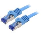 Cable - Connectique Pour Peripherique Cordon de raccordement S-FTP Cat.6a bleu - 1m