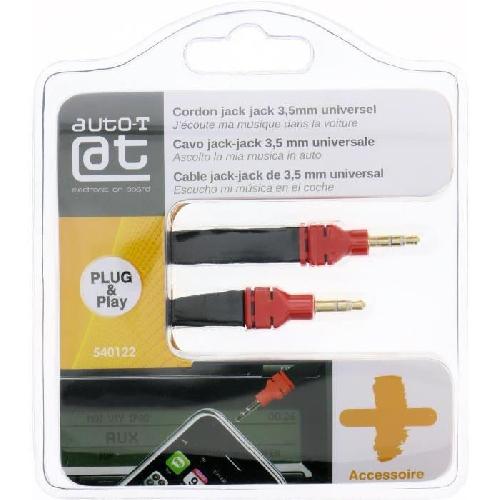 Chargeur - Adaptateur Secteur - Allume Cigare - Solaire Cordon Jack-Jack 3.5mm 1.2m smartphone-MP3