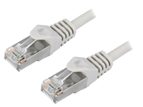 Cable - Adaptateur Reseau - Telephonie Cordon raccordement F-UTP Cat.5e Gris - 5m
