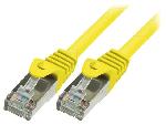 Cable - Adaptateur Reseau - Telephonie Cordon raccordement F-UTP Cat.5e Jaune - 7.5m