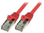 Cable - Adaptateur Reseau - Telephonie Cordon raccordement F-UTP Cat.5e Rouge - 7.5m