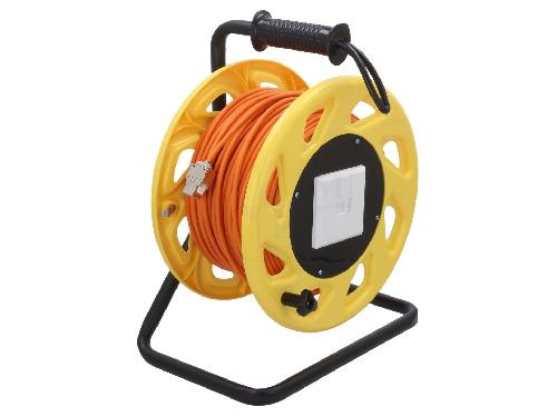 Cable - Adaptateur Reseau - Telephonie Cordon S-FTP Cat6a 60m - Orange