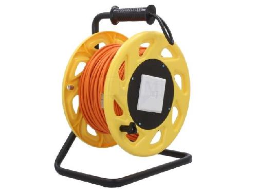 Cable - Adaptateur Reseau - Telephonie Cordon S-FTP Cat6a 60m - Orange