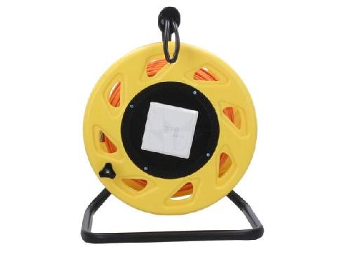 Cable - Adaptateur Reseau - Telephonie Cordon S-FTP Cat6a 60m - Orange