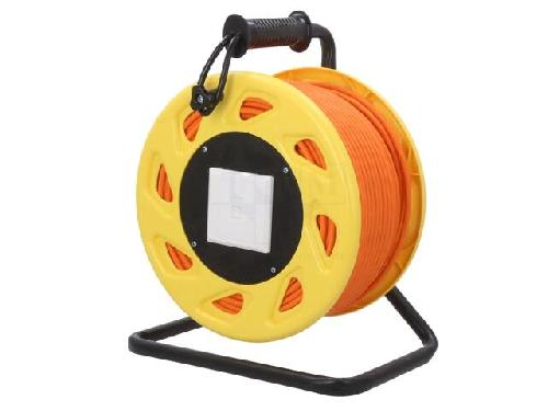 Cable - Adaptateur Reseau - Telephonie Cordon S-FTP Cat7a 90m - orange