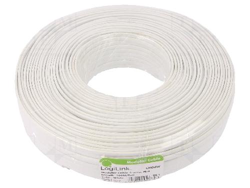 Accessoire Coffret De Communication - Connecteur Rj45 - Panneau De Brassage Cordon telephonique 100m - Blanc