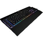 Clavier D'ordinateur CORSAIR Clavier Gamer Membrane K57 RGB - Sans fil - Rétroéclairé RGB LED - Noir  - AZERTY (CH-925C015-FR)