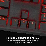 Clavier D'ordinateur CORSAIR Clavier mécanique gaming K60 PRO a LED Rouge - Azerty - Noir (CH-910D029-FR)