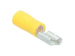 Cosses - Fils Cosses Clip Femelle 543 Jaune 6.3X0.8Mm -10 Pcs-