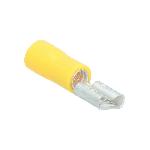 Cosses Clip Femelle 543 Jaune 6.3X0.8Mm -10 Pcs- Cosses Clip Femelle 543 Jaune 6.3X0.8Mm -10 Pcs-