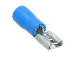 Cosses - Fils Cosses Clip Femelle 742 Bleues 4.5X0.5Mm -10 Pcs-