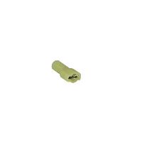 Cosses - Fils 100 Cosses avec connecteur plat isole 6.3mm D1.5 - 2.5mm2 - jaune