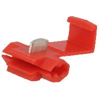 Cosses - Fils Connecteur Attache rapide IDC 0.25-1mm2 Couleur rouge x10