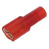 Cosses - Fils Connecteur plat 4.8mm 0.5mm femelle rouge