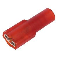 Cosses - Fils Connecteur plat 4.8mm 0.5mm femelle rouge