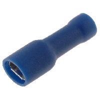 Cosses - Fils Connecteur plat 4.8mm 0.8mm femelle 1.5÷2.5mm2 serrage bleu x10