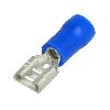 Cosses - Fils Connecteur plat 5.2mm 0.8mm femelle 1.5-2.5mm2 serrage etame bleu x5