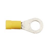 Cosses - Fils Cosses a anneau jaune 4.0 - 6.0 mm2 - 4.0 mm -100 pieces-