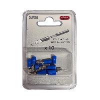 Cosses - Fils Cosses Cylindriques Males Bleues -x10- x5 Cosses - Fils Cosses Cylindriques Males Bleues -x10- x5