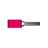 Cosses - Fils Cosses de cables 566 rouge 10pcs