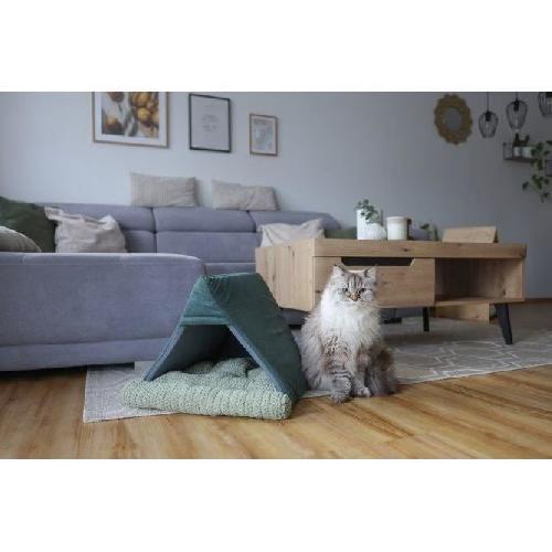 Corbeille - Panier - Coussin - Hamac Couchette pour chats - KERBL - ANNE - 45 x 40 x 34 cm - Vert