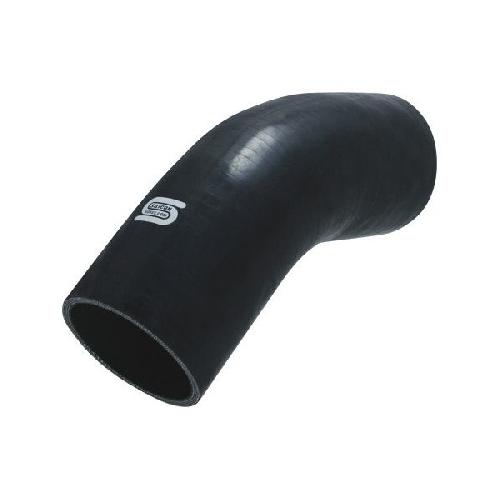 Durites Air Coude Silicone 45 6.5mm Noir