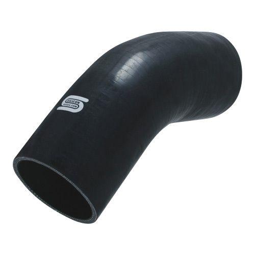 Coudes Coude Silicone 45 degres - D89mm - Noir