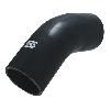 Coudes Coude Silicone 45 degres - D89mm - Noir