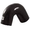 Coudes Coudes Silicones 135 degres - D35mm - Noir