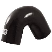 Coudes Coudes Silicones 135 degres - D35mm - Noir