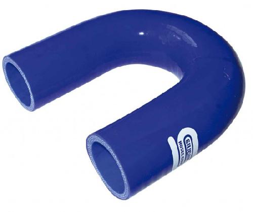 Coudes Coudes Silicones 180 degres - D30mm - Bleu