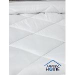 Couette Couette 140 x 200 cm - LOVELY HOME - Chaude - 450 g/m² - Anti-acariens - 1 personne - Blanc