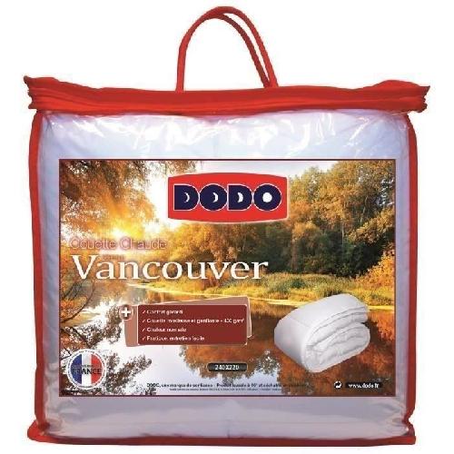 Couette Couette chaude Vancouver - 220 x 240 cm - 400gr/m² - Blanc - DODO