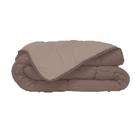 Couette HUDSON Couette légere Microfibre 200g/m² 140x200cm Taupe & Lin