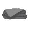 Couette HUDSON Couette légere Microfibre 200g/m² 220x240cm Gris & Argent