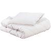 Couette Pack bio Couette 100x140cm + oreiller 40x60cm - MON P'TIT DODO - Chaude - 100% Polyester Fibre creuse siliconée - 1 personne -