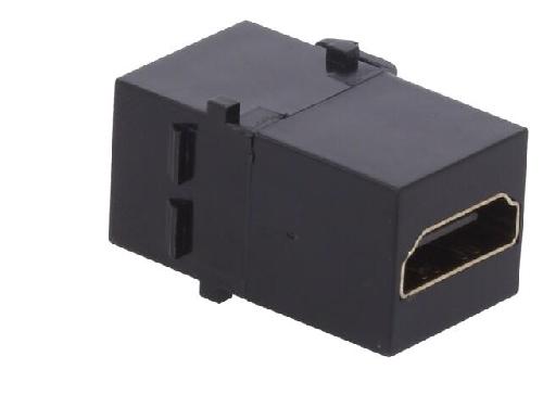 Cable - Connectique Pour Peripherique Coupleur en ligne HDMI Keystone - Noir
