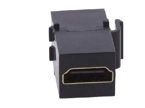 Cable - Connectique Pour Peripherique Coupleur en ligne HDMI Keystone - Noir