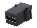 Cable - Connectique Pour Peripherique Coupleur en ligne HDMI Keystone - Noir