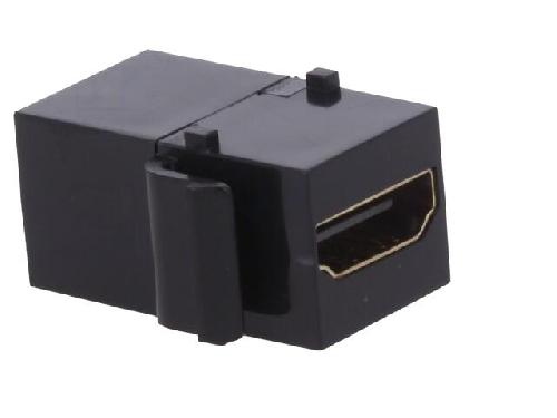 Cable - Connectique Pour Peripherique Coupleur en ligne HDMI Keystone - Noir
