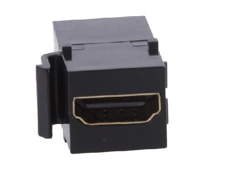 Cable - Connectique Pour Peripherique Coupleur en ligne HDMI Keystone - Noir
