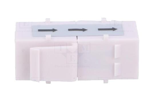 Cable - Connectique Pour Peripherique Coupleur Keystone HDMI avec repeteur - Blanc