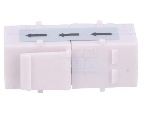 Cable - Connectique Pour Peripherique Coupleur Keystone HDMI avec repeteur - Blanc