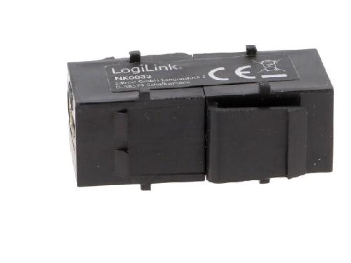 Cable - Connectique Pour Peripherique Coupleur Keystone HDMI avec repeteur - Noir