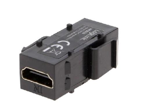 Cable - Connectique Pour Peripherique Coupleur Keystone HDMI avec repeteur - Noir